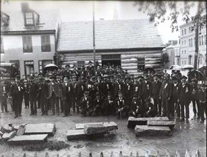Reunion of the 87th Pennsylvania in 1869. Courtesy of the Gettysburg National Military Park (T-2792-B), Gettysburg, Pennsylvania.