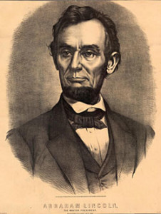 "Abraham Lincoln, The Martyr President," lithograph by Currier & Ives (1865). Courtesy of the American Antiquarian Society, Worcester, Massachusetts.