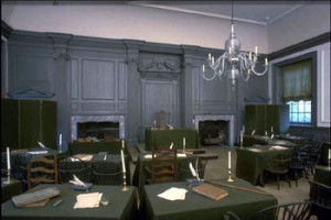 Fig 3. Independence Hall Assembly Room. Courtesy of Independence National Historical Park.