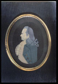 Fig. 1. Dr. Robert Hazard, dressed miniature. Courtesy the Connecticut Historical Society, Hartford, Connecticut.