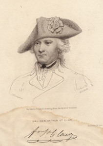 Fig. 2. Major General Arthur St. Clair: facsimile of a pencil drawing from life by Colonel J. Trumbull. Butler-Gunsaulus Collection, Special Collections Research Center, University of Chicago Library.