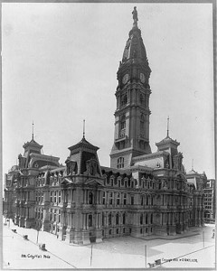 Fig. 6. "Philadelphia City Hall, 1899." Courtesy of the Prints and Photographs Division, Library of Congress, Washington, D.C.