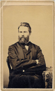 Fig. 1. Photograph of Herman Melville, taken by Rodney Dewey, 1861. Courtesy of the Berkshire Athenaeum, Pittsfield, Massachusetts.