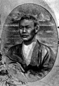 Fig. 3. Portrait of Manjiro Nakahama, photographed in 1875, owned by Dr. Hiroshi Nakahama, Nagoya City, Japan.