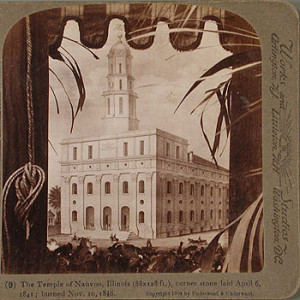 Fig. 5. The Temple of Nauvoo (New York, 1904). Courtesy of the American Antiquarian Society.