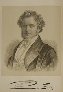 Peter Force, the frontispiece of The Magazine of American History, April 1878, John Austin Steves, editor. Courtesy of the American Antiquarian Society.