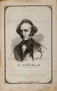Fig. 6. Otis Allen Bullard, wood-engraved portrait, signed S.W. (i.e. Samuel Lovett Waldo?), W. Howland, eng. Frontispiece from Brief Sketch of the Life of O.A. Bullard,: together with recommendations, and opinions of the press in regard to his panorama of New York City (Buffalo? 1851). Courtesy of the American Antiquarian Society, Worcester, Massachusetts.