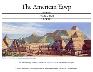 Screenshot of chapter 1, "The New World," The American Yawp. Courtesy of Ben Wright, accessed July 1, 2015. 