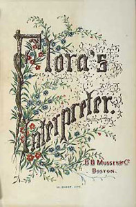 Frontispiece from Flora's Interpreter and Fortuna Flora, by Mrs. Sarah Josepha Hale (revised and enlarged edition), 1850. Courtesy of the American Antiquarian Society.