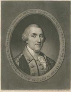 His Excel. G[eorge] Washington, engraved by John Sartain in 1865, after a 1787 engraving by Charles Willson Peale. Published in Horace W. Smith, Andreana (Philadelphia: 1865). Courtesy of the Library Company of Philadelphia.