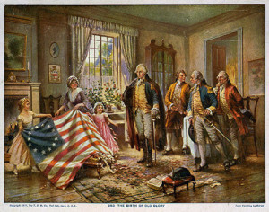 Percy Moran, The Birth of Old Glory (1917). Courtesy of the Library of Congress.