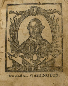 Portrait of General Washington. Frontispiece from The New England Primer, Enlarged (Boston, 1787 [?]). Courtesy of the American Antiquarian Society, Worcester, Massachusetts.