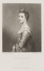 Mary Hayley (née Wilkes), mezzotint by and published by Samuel William Reynolds, after Sir Joshua Reynolds (1821 [1763]). © National Portrait Gallery, London (D15231). Courtesy of the National Portrait Gallery, London.