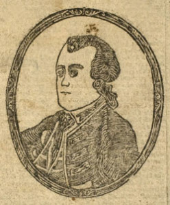 John Wilkes, Esquire. Frontispiece from Abraham Weatherwise, The New England Town and Country Almanack . . . 1769 (Providence, R.I., 1768). Courtesy of the American Antiquarian Society, Worcester, Massachusetts.