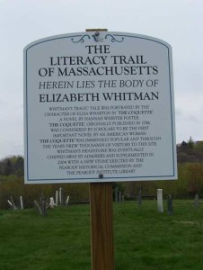 Whitman's burial place, a popular nineteenth-century tourist destination, is now an official stop on the Massachusetts Literacy Trail. Photo courtesy of Robert Buckley. 
