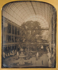 Fig. 1. The Crystal Palace at Hyde Park, London, daguerreotype by John Jabez Edwin Mayall, 12 x 9 11/16 inches (England, 1851). Courtesy of the J. Paul Getty Museum, Los Angeles, California.
