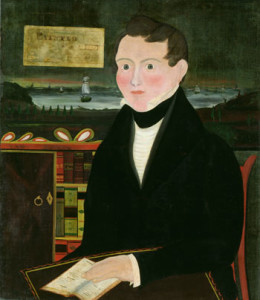 John Usher Parsons, Self-portrait, oil on canvas, 30 1/2 x 26 7/16 in. (1835). Courtesy of the Bowdoin College Museum of Art, Brunswick, Maine. Gift of Mrs. W. W. Tuttle and Miss Catherine Tuttle.
