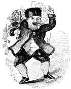 Nineteenth-century engraving of Santa Claus, courtesy the AAS.