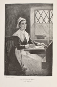 A Victorian image of Anne Bradstreet. Frontispiece for An Account of Anne Bradstreet: The Puritan Poetess, and Kindred Topics, edited by Colonel Luther Caldwell (Boston, 1898). Courtesy of the American Antiquarian Society, Worcester, Massachusetts. 
