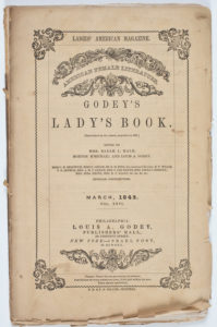 Title page, Godey’s Lady’s Book (Philadelphia, 1843). Courtesy of the American Antiquarian Society, Worcester, Massachusetts.