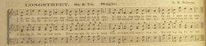 7. The hymn tune Longstreet by McIntosh. Photograph courtesy of the author. 