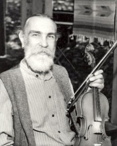 Christian Wig with his fiddle. Photo courtesy of Christian Wig Ensembles