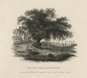 5. The Elm Tree Kensington, engraving by Cephas Childs after George Isham Parkyns (n.d.). Society Print Collection, Historical Society of Pennsylvania. 