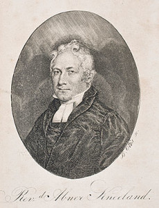 Frontispiece portrait of Rev. Abner Kneeland, engraved by Bass Otis, taken from A Series of Lectures on the Doctrine of Universal Benevolence: Delivered in the Universalist Church, in Lombard Street, Philadelphia, in the Autumn of 1818, and Published at the Request of the Brethren Attending in Said Church, by Abner Kneeland (Philadelphia, 1818). Courtesy of the American Antiquarian Society, Worcester, Massachusetts.