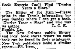 2. Advertisement that appeared in New Orleans Item, April 22, 1922, p. 4. Courtesy of GenealogyBank.com, a division of NewsBank, Inc.
