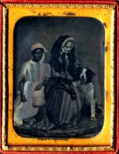 Fig. 14. Photographer unknown: subjects unknown, quarter plate ambrotype, c. 1857-61. Collection of Greg French.