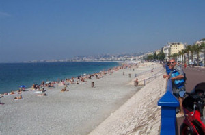 Fig. 7. Beach at Nice, 2003. Photo by the author.