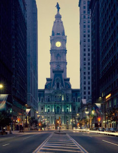 Fig. 9. "Streetscape View of City Hall, Philadelphia," Carol M. Highsmith (ca.1980-2006). Photograph courtesy of the Carol M. Highsmith Archive, Prints and Photographs Division, Library of Congress, Washington, D.C.