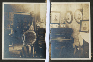 Fig. 6. Photograph, presumably of Charlotte Blinn’s living room in Terre Haute, c. 1920, from the author’s private collection.