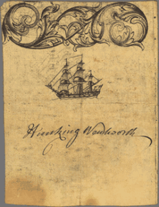 Bill of exchange, Courtesy of the American Antiquarian Society.