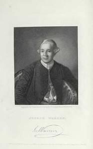 Joseph Warren, engraved by Thomas Illman from the painting by J. S. Copley in Fanueil Hall, Boston. This image is the frontispiece for a chapter on Joseph Warren's life from The National Portrait Gallery of Distinguished Americans, by James B. Longacre and James Herring, Vol. II, 1835 [-1839]. Courtesy of the American Antiquarian Society.