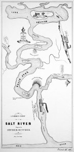 Fig. 1. Correct Chart of Salt River, lithograph (1848). Courtesy of the Library Company of Philadelphia. (Click image to enlarge.)
