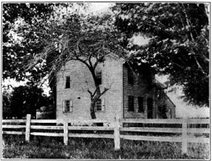 Greenwich home where Philip Vickers Fithian was born. Courtesy of the Lummis Library, Cumberland County (N.J.) Historical Society.