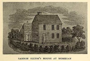 "Samson Occom's House at Mohegan," artist unknown. Between pages 102 and 103 of William DeLoss Love, Samson Occom and the Christian Indians of New England (Boston/Chicago, 1899). Courtesy of the American Antiquarian Society, Worcester, Massachusetts.