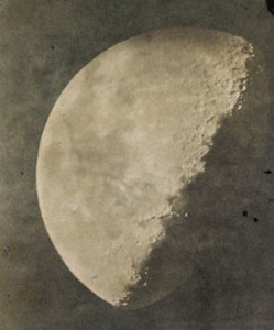 Fig. 5. Reproduction of an original 1851 daguerreotype of the moon by John Adams Whipple, from The Photographic Art-Journal (July 1853). Courtesy the Prints and Photographs Division, Library of Congress.