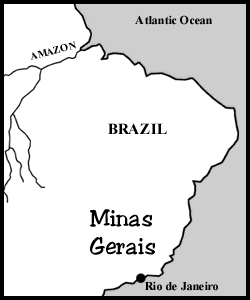 Fig. 3. The Minas Gerais of Brazil (author's sketch).