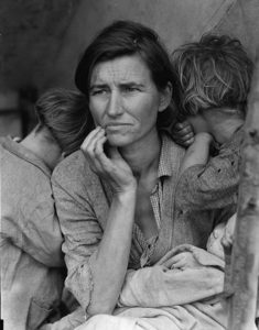 Fig. 13. "Migrant Mother," photograph by Dorothea Lange. Courtesy of the Library of Congress, Washington, D.C.