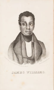 2a. "Portrait of James Williams," frontispiece, from Narrative of James Williams, An American Slave … by James Williams (Boston/New York, 1838). Courtesy of the American Antiquarian Society, Worcester, Massachusetts.
