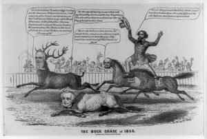 5. “The Buck Chase of 1856.” Prints and Photographs Division, Library of Congress. Courtesy of the Library of Congress, Washington, D.C.