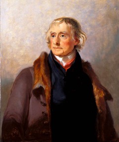2. Thomas Jefferson, by Thomas Sully, 1856 copy by Edward Owen after the 1821 original.  © Thomas Jefferson Foundation at Monticello.
