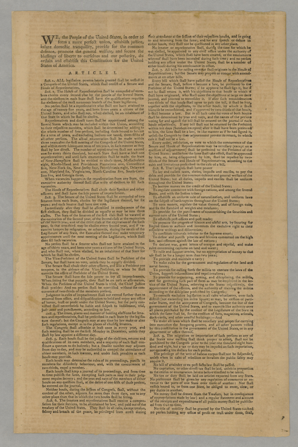 Amendments to the United States Constitution Print