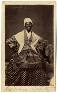 Carte-de-visite photograph of Sojourner Truth, photographer unknown. Courtesy of the American Antiquarian Society, Worcester, Massachusetts.