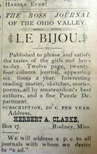 Advertisement for Le Bijou (Cincinnati, Ohio), Vol. 2, No. 2 (March 1879). Courtesy of the American Antiquarian Society, Worcester, Mass.