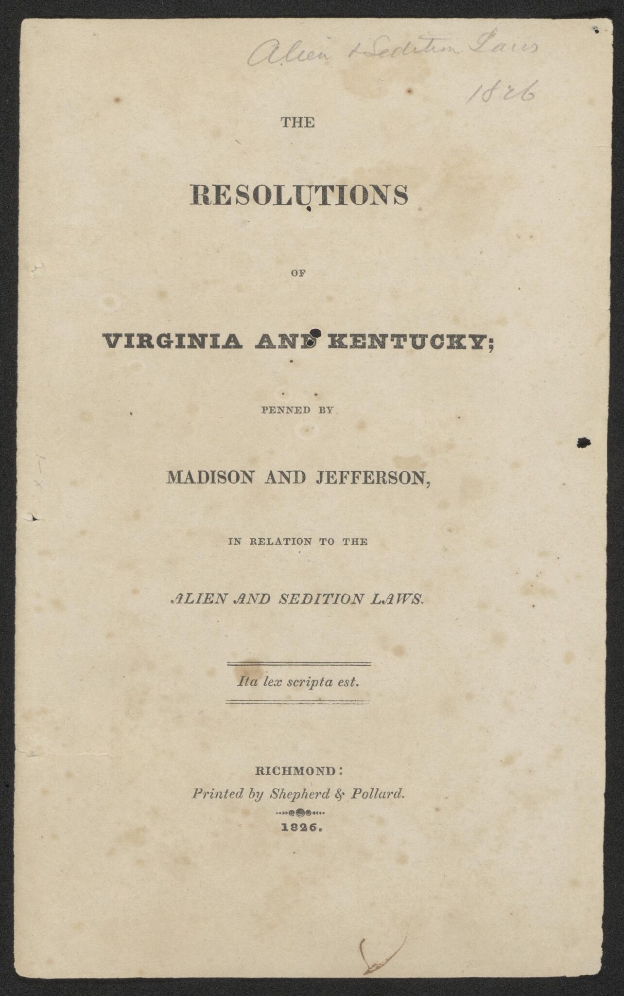 State Inerposition Interposition: A State-Based Constitutional Tool That Might Help ...